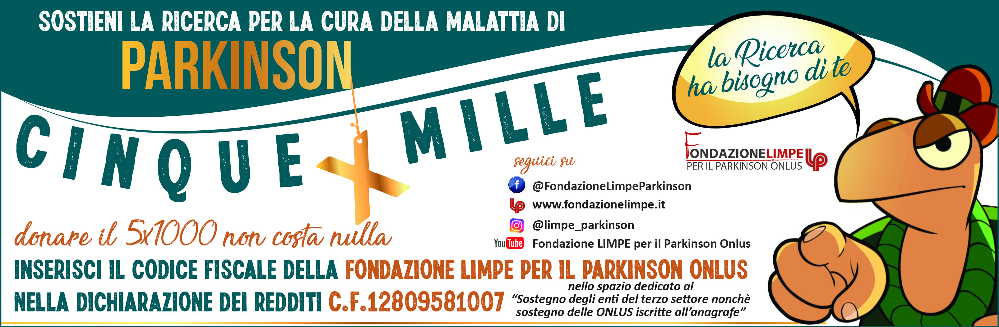 5XMILLE Fondazione LIMPE per il Parkinson Onlus